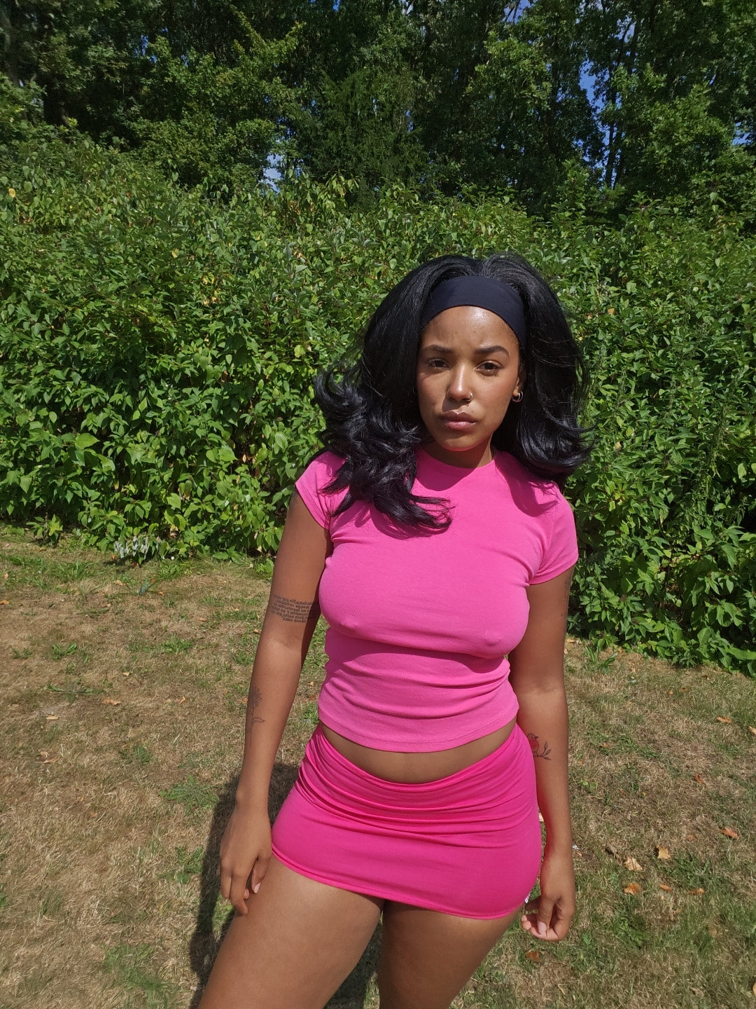 NON-SLIP MINI SKIRT